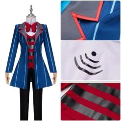 Adult Vox Costume Hazbin TV Demon Hotel Vox Cosplay Outfit Coat Pants And Accessories Full Set For Halloween 12 Adult Vox Costume Hazbin TV Demon Hotel Vox Cosplay Outfit Coat Pants And Accessories Full Set For Halloween -Children Toys Sale Vox Hazbin Hotel Costume 4