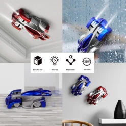 Wall Climbing RC Car Remote Control Toy 360° Rotating Stunt Car -Children Toys Sale WallClimbingToyRCCar 8