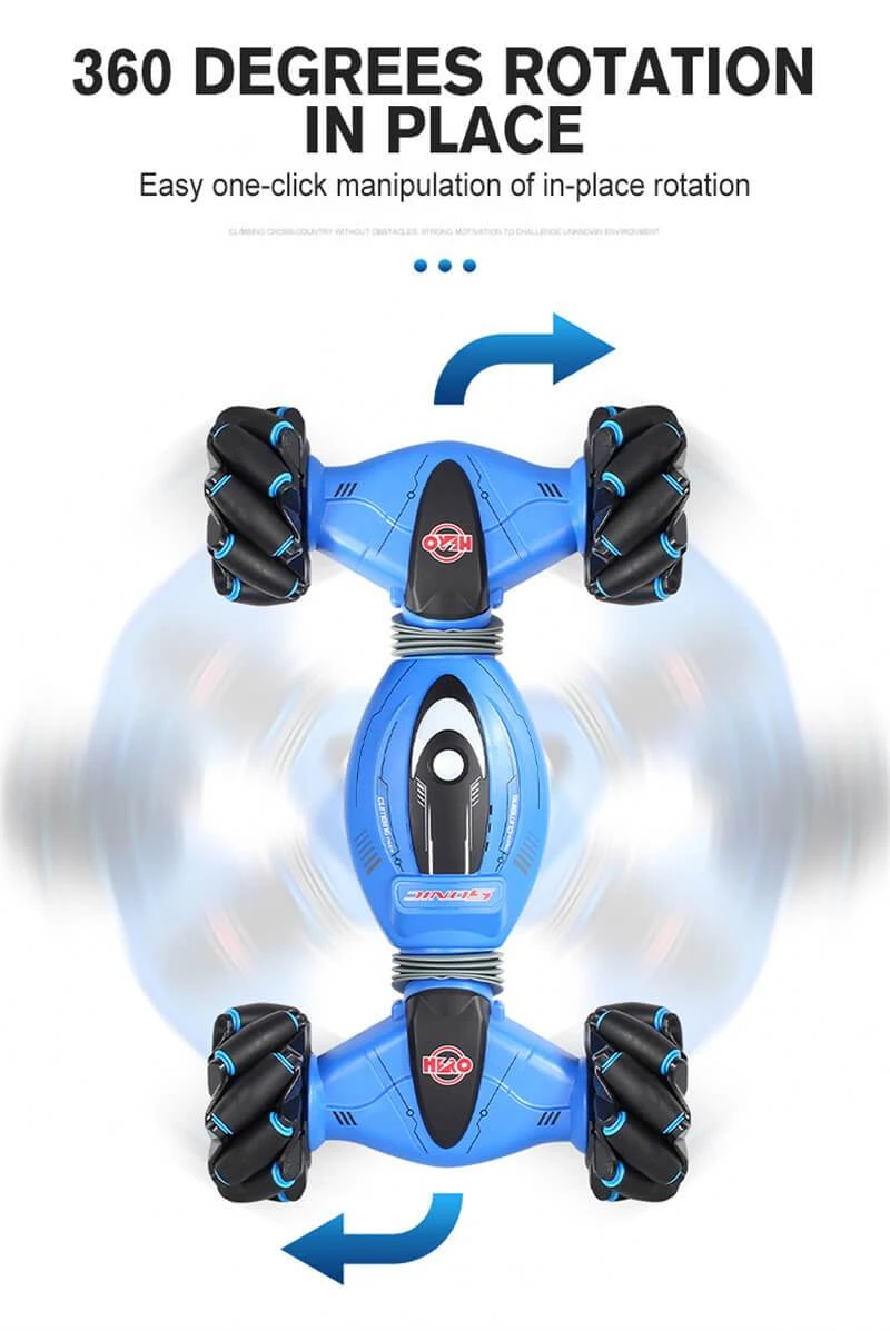 RC Watch Induction Gesture Stunt Car Double Side Twisting Off-Road Vehicle For Gift 9 RC Watch Induction Gesture Stunt Car Double Side Twisting Off-Road Vehicle For Gift - Image 9
