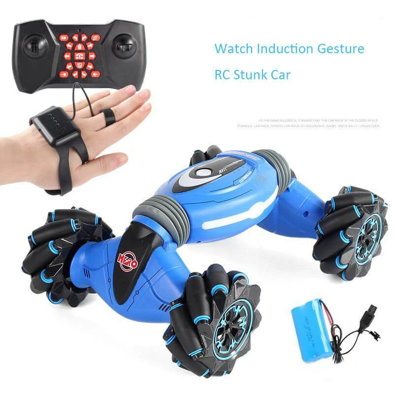 RC Watch Induction Gesture Stunt Car Double Side Twisting Off-Road Vehicle For Gift 2 RC Watch Induction Gesture Stunt Car Double Side Twisting Off-Road Vehicle For Gift - Image 2