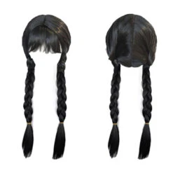 Girls Wednesday Addams Dress Wednesday Costume White Peter Pan Collar Wednesday Outfits And Wig 23 Girls Wednesday Addams Dress Wednesday Costume White Peter Pan Collar Wednesday Outfits And Wig -Children Toys Sale Wednesday cosplay wig be14eee7 e657 44a6 831f eeaf6eec5ad9