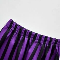 Wednesday School Uniform Girls Nevermore Academy Costume Wednesday Pleated Skirt Stripes Outfit For Halloween Party -Children Toys Sale Wednesday nevermore school uniform the addams family dress 8