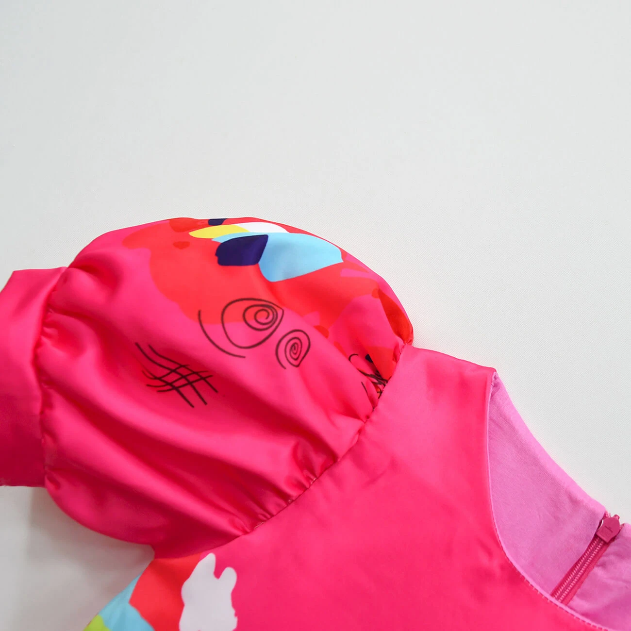 Weird Dress Movie Kate McKinnon Cosplay Costume Puff Sleeve Dress 4 Weird Dress Movie Kate McKinnon Cosplay Costume Puff Sleeve Dress - Image 4