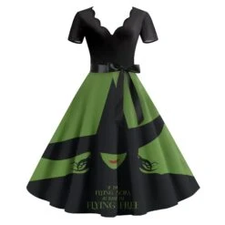 Female Wicked Dress 2024 Witch Movie Elphaba Cosplay Costume With Plus Size -Children Toys Sale Wicked cosplay dress Elphaba costume 3