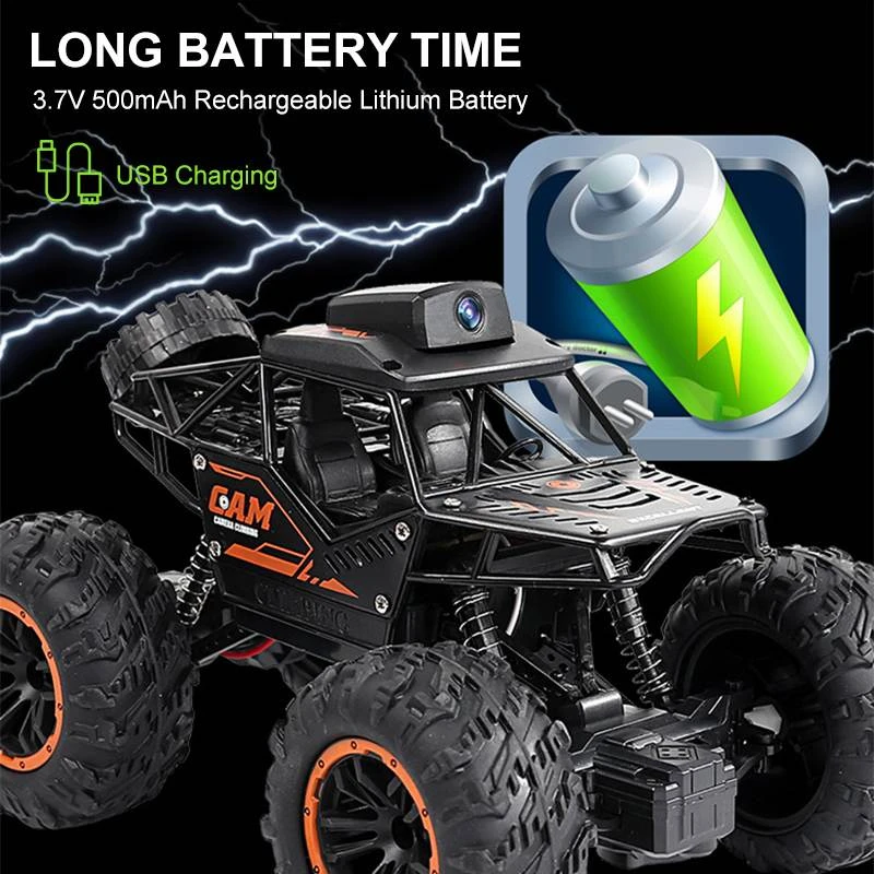 Kids RC Car With Camera 2.4G WIFI Camera App Remote Control Car Off-Road Drift Buggy 10 Kids RC Car With Camera 2.4G WIFI Camera App Remote Control Car Off-Road Drift Buggy - Image 10