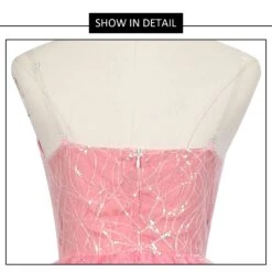 Wicked Movie Glinda Deluxe Cosplay Dress Pink Sequis Women Glinda The Good Witch Costume -Children Toys Sale Women Deluxe Wicked Glinda Dress 2