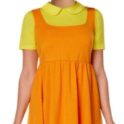 Young-hee The Doll Costume Red Light Green Light Robot Cosplay Dress And Mask 15 Young-hee The Doll Costume Red Light Green Light Robot Cosplay Dress And Mask -Children Toys Sale Young hee The Doll Dress Costume 3