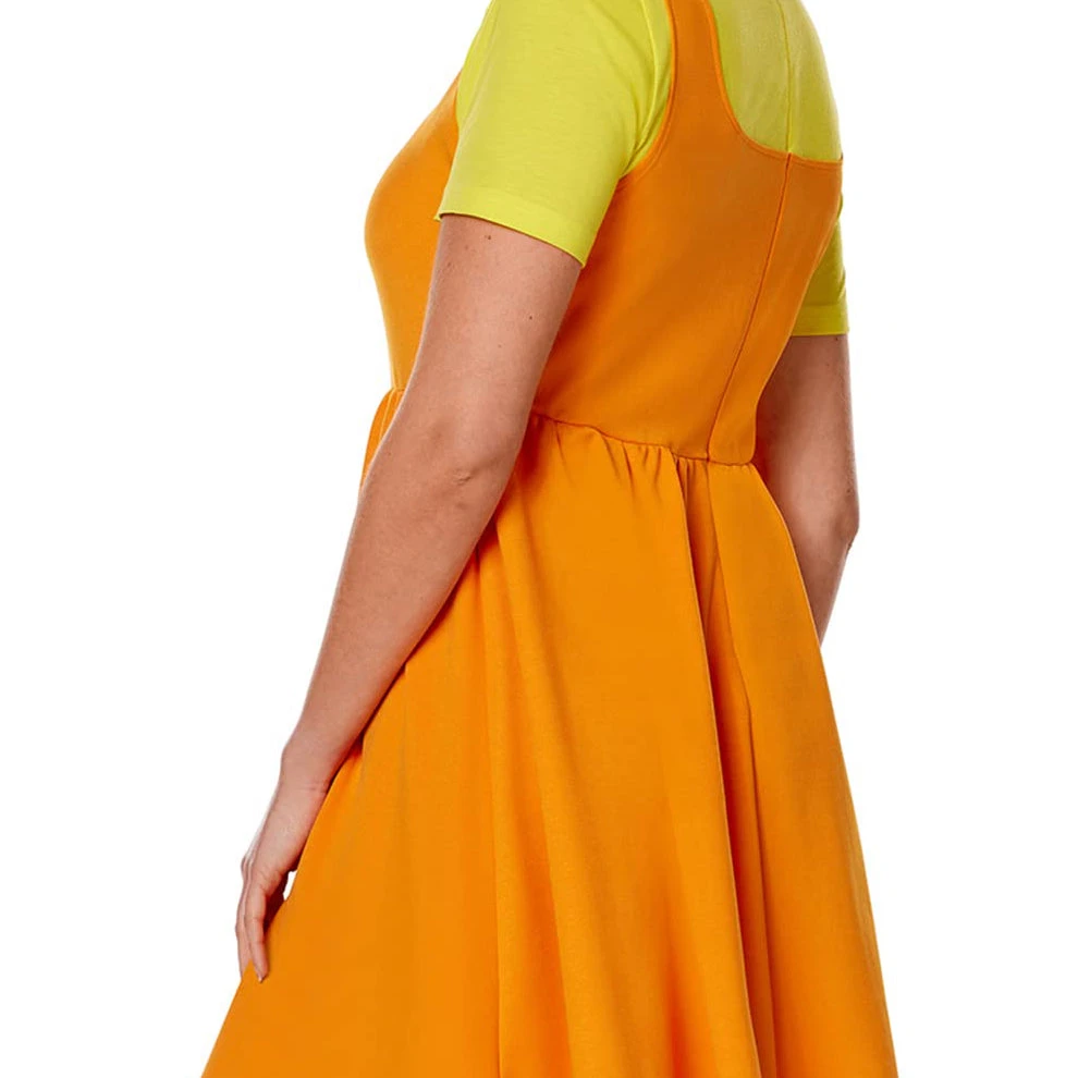 Young-hee The Doll Costume Red Light Green Light Robot Cosplay Dress And Mask 6 Young-hee The Doll Costume Red Light Green Light Robot Cosplay Dress And Mask - Image 6