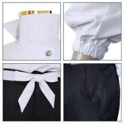 Adult Yuta Okkotsu Costume White JJK Cosplay Outfit Shirt Pants And Belt Full Set -Children Toys Sale Yuta Okkotsu costume 5