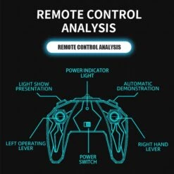 4WD RC Stunt Car 360° Rotating Car Double-sided Stunt Vehicles Cool LED Light -Children Toys Sale actual color a 07