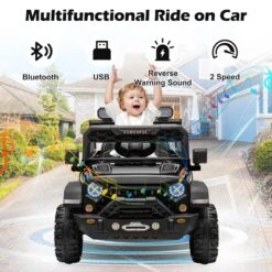 24V Ride On Car 6 Wheels Large Pickup Truck With Remote Control 2 Seater Car For Kids 18 24V Ride On Car 6 Wheels Large Pickup Truck With Remote Control 2 Seater Car For Kids -Children Toys Sale actual color black 04 cf6c20a1 c95e 442f 8c5c 906db4fd301d