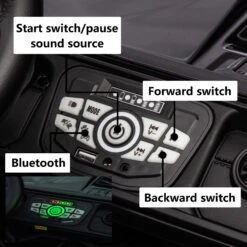 24V Ride On Car 6 Wheels Large Pickup Truck With Remote Control 2 Seater Car For Kids 20 24V Ride On Car 6 Wheels Large Pickup Truck With Remote Control 2 Seater Car For Kids -Children Toys Sale actual color black 222