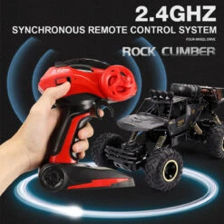 6 Wheels Remote Control Car RC Monster Truck Electric RC Car With Double Motors -Children Toys Sale actual color black a 05