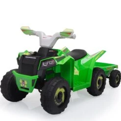 Kids Atv Quad Car With Trailer 6V Kids Electric Car With Forward Backward Function 13 Kids Atv Quad Car With Trailer 6V Kids Electric Car With Forward Backward Function -Children Toys Sale actual color green 01 be9cfcd0 103c 4973 98a7 7f91bd720e11