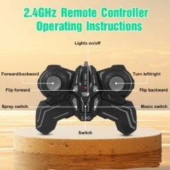 6 Wheels RC Car 360° Rotation RC Stunt Car Spray Swing Arm Drift Vehicle For Kids -Children Toys Sale actual color green 04 8dcbde57 5423 4c34 80f5 24e6f77d7de3