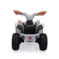 Kids Ride On ATV 6V 4 Wheeler Electric Quad Car Ride On Toys With Trailer 19 Kids Ride On ATV 6V 4 Wheeler Electric Quad Car Ride On Toys With Trailer -Children Toys Sale actual color white 02