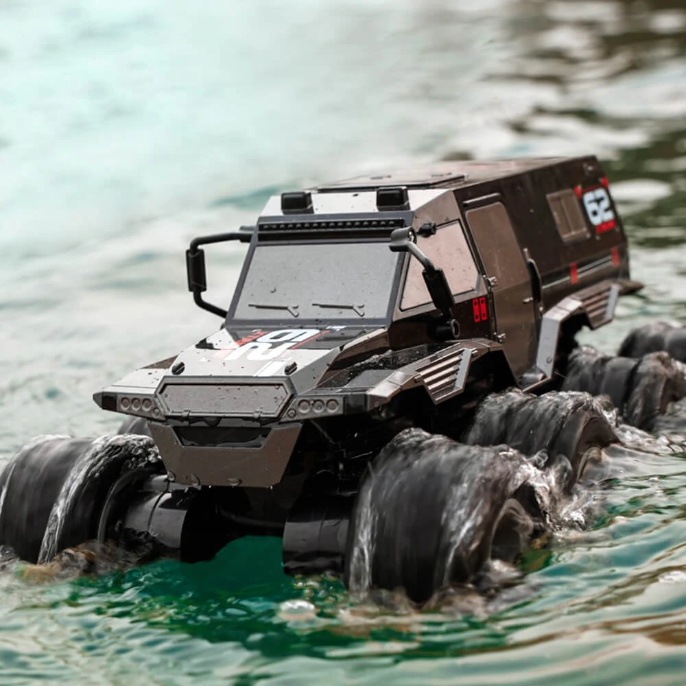 1/12Amphibious RC Car 8WD Off-Road Waterproof RC Truck Boys All Terrain Remote Control Car RC Toys 12 1/12Amphibious RC Car 8WD Off-Road Waterproof RC Truck Boys All Terrain Remote Control Car RC Toys - Image 12