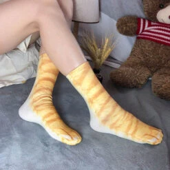 Animal Paw Socks For Women 5 Pair Funny Adult 3D Cat Tiger Leopard Socks Unisex Stocking Stuffer -Children Toys Sale animal paw socks for women 15
