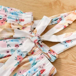 Baby Girl Easter Costume T-Shirt Tops And Easter Rabbit Floral Bow Suspender Skirts Suit For Easter Day 12 Baby Girl Easter Costume T-Shirt Tops And Easter Rabbit Floral Bow Suspender Skirts Suit For Easter Day -Children Toys Sale baby girl Easter costume 2