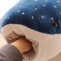 Super Large Blue Shark Plush Toys Stuffed Whale Animals Doll Lovely Children Baby Birthday Gift -Children Toys Sale baby shark plush toy 2
