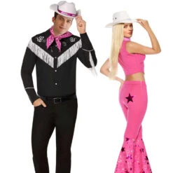 Couples Barbara Costume Cowgirl And Cowboy Outfits Women Men Western Cosplay Costumes