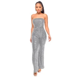 Dance Jumpsuit Women Sequins Disco Romper Dance Costume For Halloween Cosplay -Children Toys Sale barbie disco costume 1