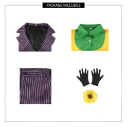 Women Joker Costume Striped Purple Uniform Party Outfit Femal Joker Halloween Suit -Children Toys Sale batman femal joker costume 1