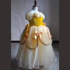 Princess Belle Dress Halloween Costume Party Ball Gown Dress 20 Princess Belle Dress Halloween Costume Party Ball Gown Dress -Children Toys Sale belledress 11