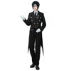 Mens Sebastian Michaelis Costume Sebastian Cosplay Outfit Halloween Dress Up Full Set