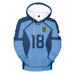 Teens Adult Blue Lock Hoodie Isagi Yoichi Plus Size Pullover Sweatshirt No.11 Sport Uniform -Children Toys Sale blue lock adult hoodie 10