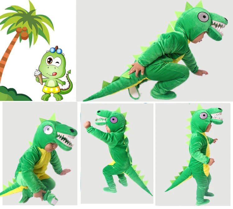 Kids Dinosaur Cosplay Outfit Jurassic World Dino Costume Dragon Fancy Dress For Toddler Kids 5 Kids Dinosaur Cosplay Outfit Jurassic World Dino Costume Dragon Fancy Dress For Toddler Kids - Image 5