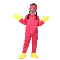 Kids Hagi Wagi Costume Kissy Missy And Hugggie Wuggie Outfits Horror Game Cosplay Jumpsuit With Mask And Gloves Full Set -Children Toys Sale boys girls poppy playtime cosplay costume 11