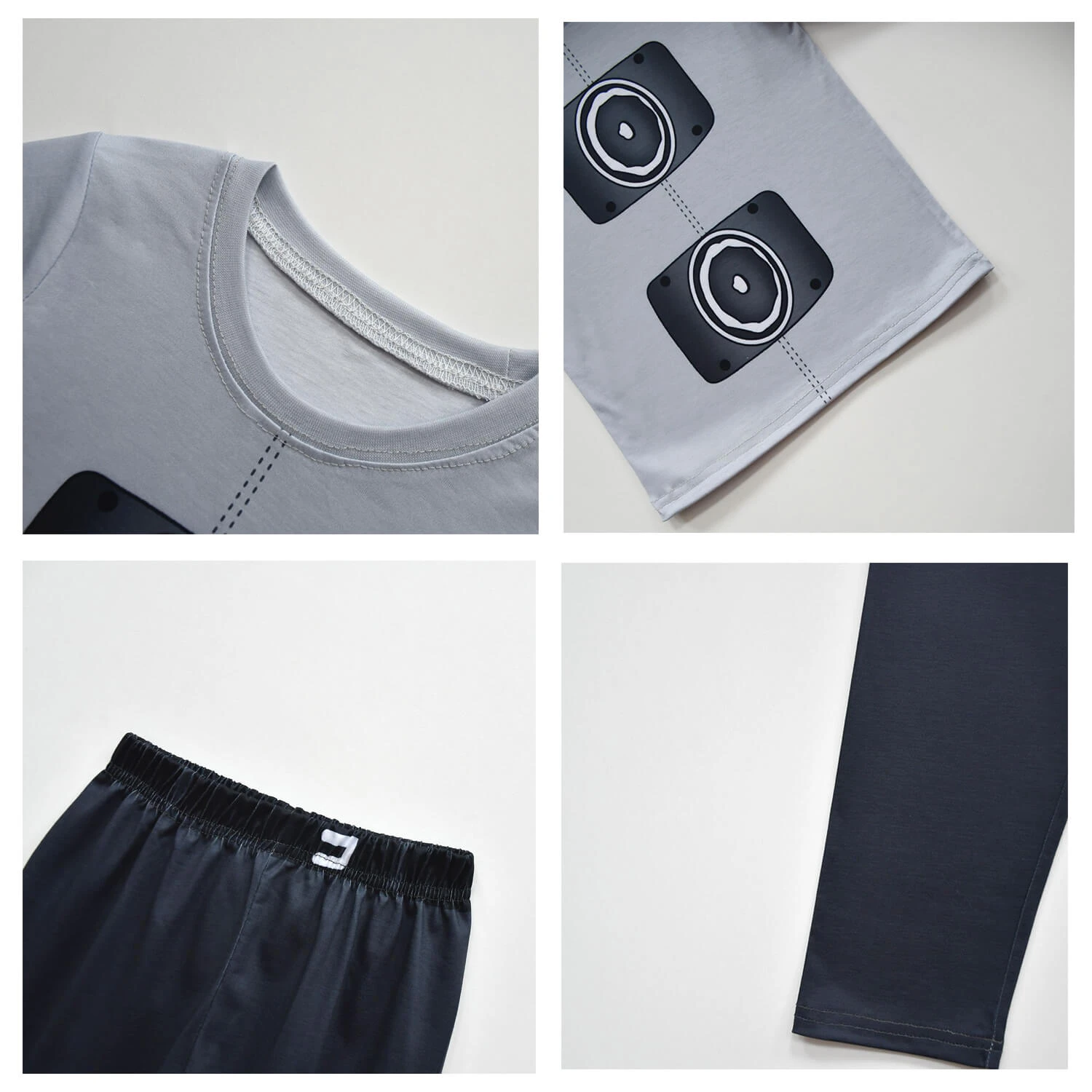 Kids Television Man Costume Jumpsuit With Mask Outfit For Dress Up Party 4 Kids Television Man Costume Jumpsuit With Mask Outfit For Dress Up Party - Image 4