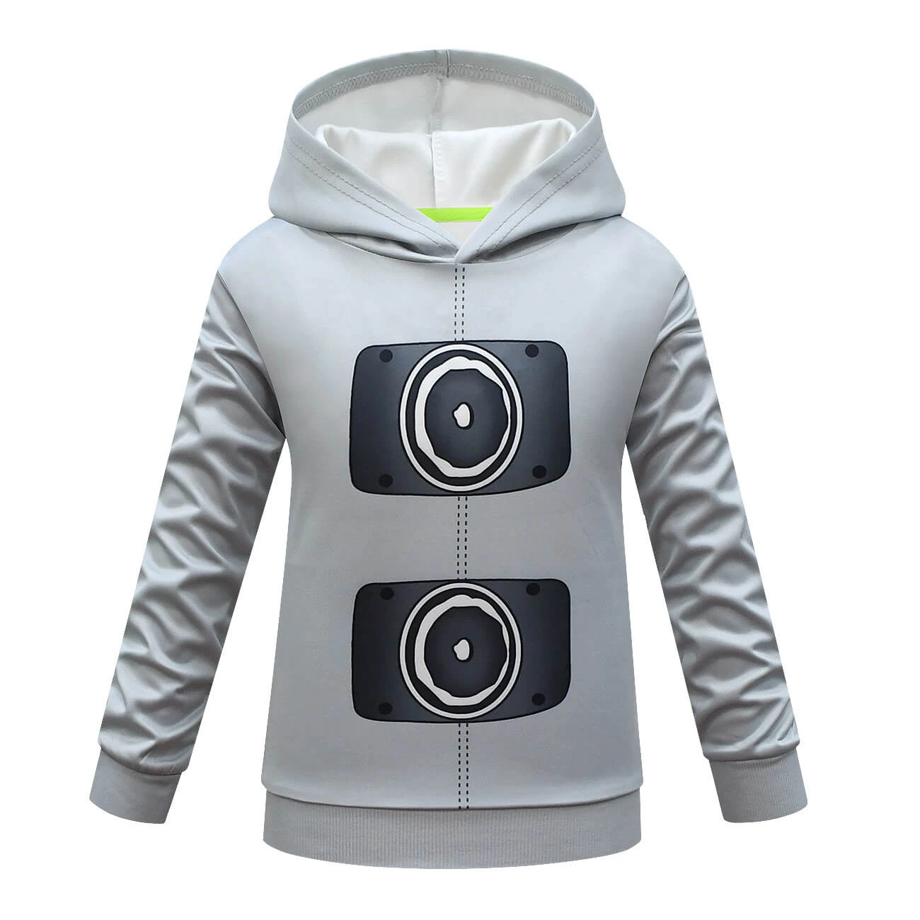 Kids Television Man Costume Jumpsuit With Mask Outfit For Dress Up Party 7 Kids Television Man Costume Jumpsuit With Mask Outfit For Dress Up Party - Image 7