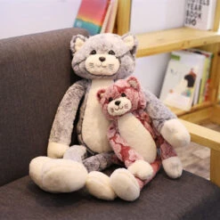 Kid Cat Plush Toys Cute Stuffed Animals Soft Fluffy Cat Dolls With Long Legs For Birthday Gift 13 Kid Cat Plush Toys Cute Stuffed Animals Soft Fluffy Cat Dolls With Long Legs For Birthday Gift -Children Toys Sale cats plush toy 6