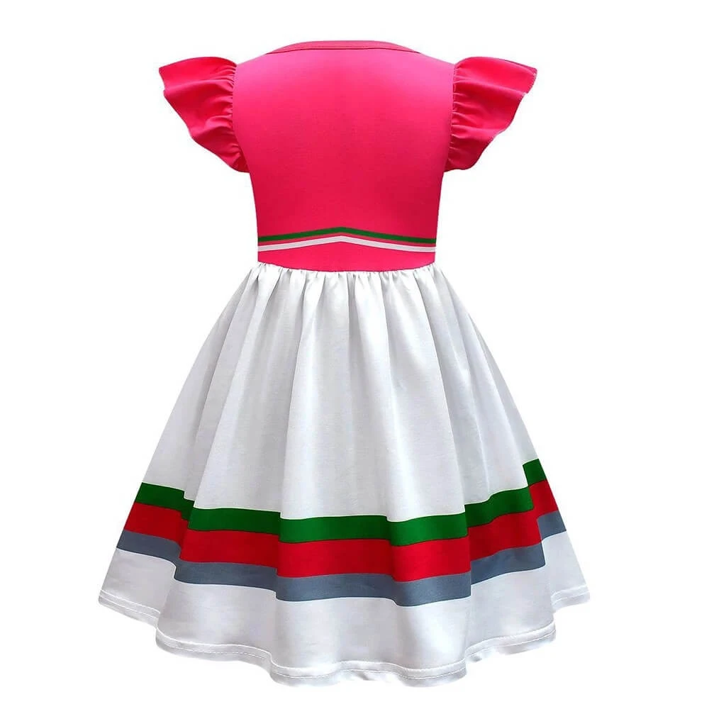 Kids Zombies Cheerleader Costume Addison Cosplay Dress For Girls 2T-10 Year 2 Kids Zombies Cheerleader Costume Addison Cosplay Dress For Girls 2T-10 Year - Image 2