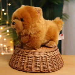 10" Puppy Dog Plush Lifelike Animal Doll Cute Simulation Dog For Kids Birthday Xmas Gift -Children Toys Sale chow chow plush puppy dog 1
