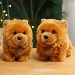 10" Puppy Dog Plush Lifelike Animal Doll Cute Simulation Dog For Kids Birthday Xmas Gift -Children Toys Sale chow chow plush puppy dog 2