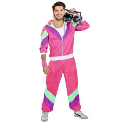 Couples Disco Outfit Adult 70s Hip Hop Street Style Jacket And Pants Women Men Halloween Party Costume -Children Toys Sale couples dicso costume 4