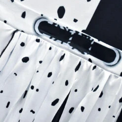 Girls White/ Black Tassel Dress Halloween Costume For Cosplay 13 Girls White/ Black Tassel Dress Halloween Costume For Cosplay -Children Toys Sale cruella dress girls halloween cosplay 2