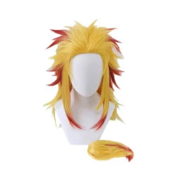 Rengoku Kyojurou Costume Halloween Kyoujurou Cosplay Outfit Full Set For Kids And Adult -Children Toys Sale demon slayer Rengoku Kyojurou wig
