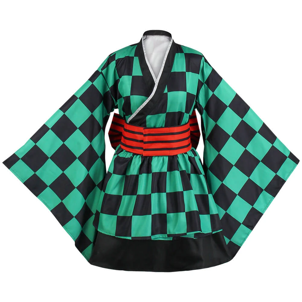 Adult Tanjiro Cosplay Full Set Zenitsu Rengoku Kyoujurou Kimono Suit Halloween Costume 4 Adult Tanjiro Cosplay Full Set Zenitsu Rengoku Kyoujurou Kimono Suit Halloween Costume - Image 4
