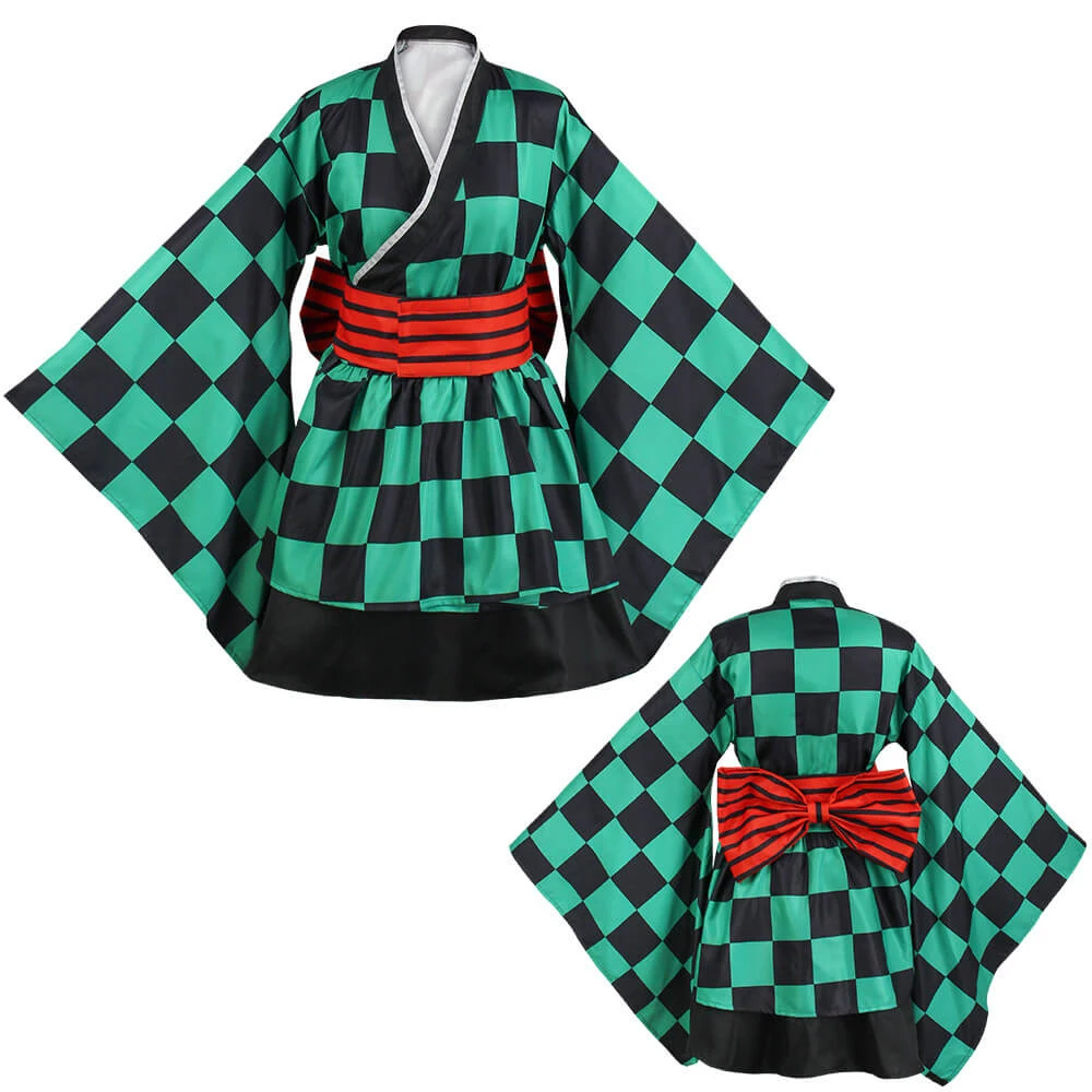 Adult Tanjiro Cosplay Full Set Zenitsu Rengoku Kyoujurou Kimono Suit Halloween Costume 5 Adult Tanjiro Cosplay Full Set Zenitsu Rengoku Kyoujurou Kimono Suit Halloween Costume - Image 5