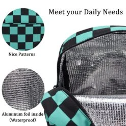 Large Lunch Bags Insulated Reusable Thermal Lunch Box Tote For Picnic Travel School Office Work -Children Toys Sale demon slayer lunch bags large capacity 1