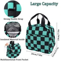 Large Lunch Bags Insulated Reusable Thermal Lunch Box Tote For Picnic Travel School Office Work -Children Toys Sale demon slayer lunch bags large capacity 8