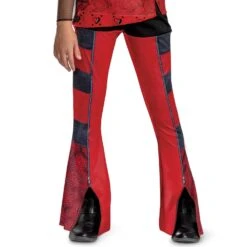 Girls Princess Red Costume The Rise Of RED Tops Vest And Pants Suit Halloween Cosplay Outfit -Children Toys Sale descendants the rise of red costume 5 1