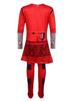 Women Princess Red Outfit The Rise Of Red Costume And Wig For Halloween Carnival -Children Toys Sale descendants the rise of red princess red costume 2