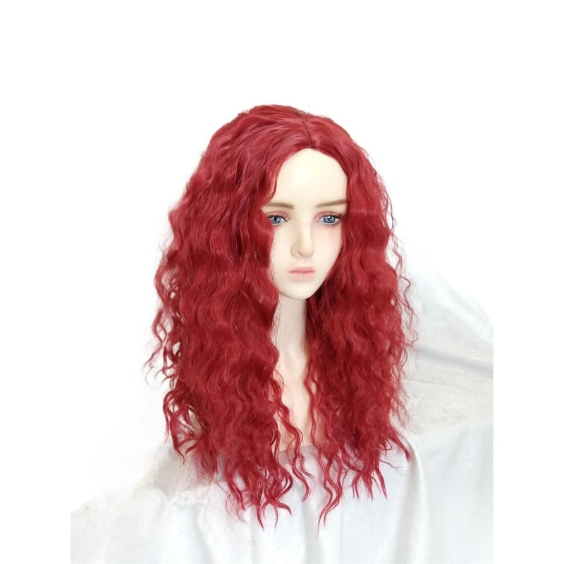 Kids The Rise Of Red Jumpsuit And Gloves Suit Girls Princess Red Costume And Wig For Cosplay 10 Kids The Rise Of Red Jumpsuit And Gloves Suit Girls Princess Red Costume And Wig For Cosplay - Image 10
