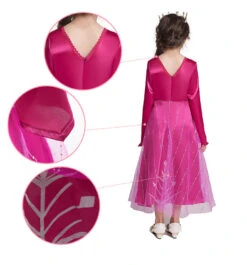 Hot Pink Princess Elsa Dress Girls Cosplay Halloween Costume 13 Hot Pink Princess Elsa Dress Girls Cosplay Halloween Costume -Children Toys Sale detail 08 74dbd5ae 7c87 40e6 aa56 d55540e24ac6