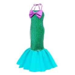 Kids Mermaid Dress Beach Vacation Sundress Girl's Mermaid Shimmering Slip Dress Party Princess Dress Up Costume 10 Kids Mermaid Dress Beach Vacation Sundress Girl's Mermaid Shimmering Slip Dress Party Princess Dress Up Costume -Children Toys Sale detail 11